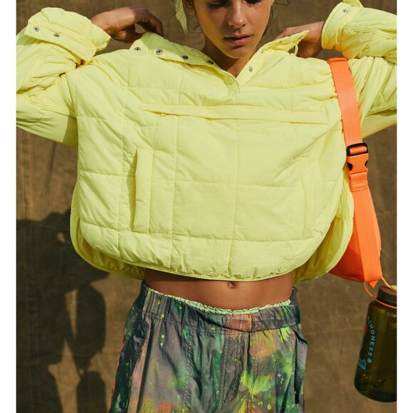 🎉LAST CHANCE🎉 FP MOVEMENT Pippa Packable Pullover Puffer / Sour Citrus - Picture 5 of 6